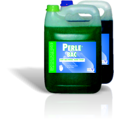 PERLEBAC 5LAnti-bacterial Hand Soap:- PERLEBAC BLUE UNPERFUMED- PERLEBAC GREEN - APPLE FRAGRANCE- CONTAINS MOISTURISER