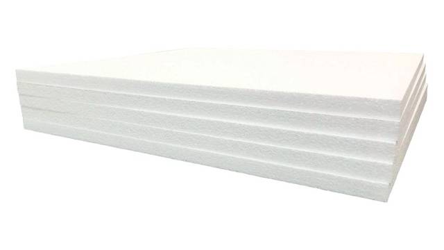 White-polystyrene-sheet