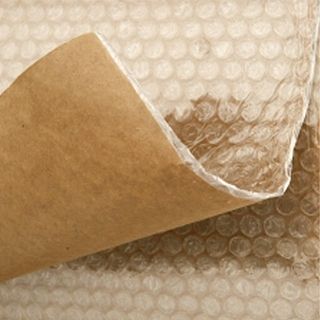 Single-Sided Kraft Bubble Wrap