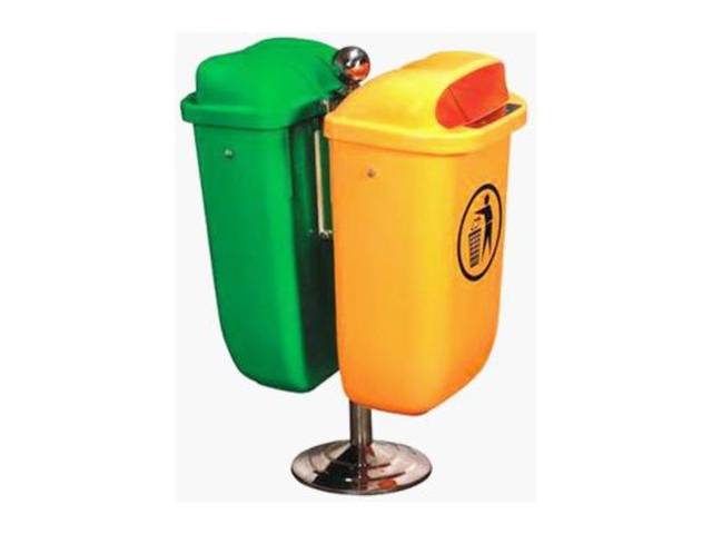 pole-bin-50-litre-green-orange pole-bin-50-litre-green-orange