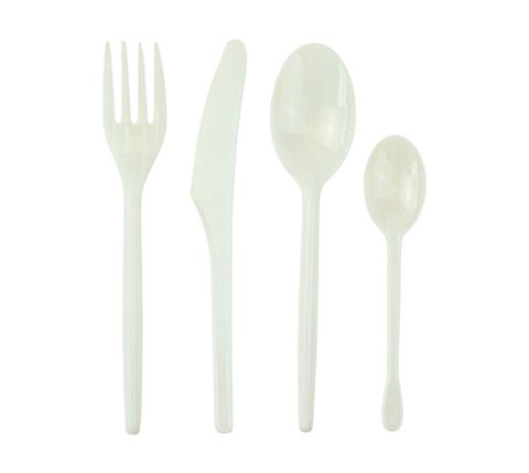 Disposable-white-plastic-cutlery-set