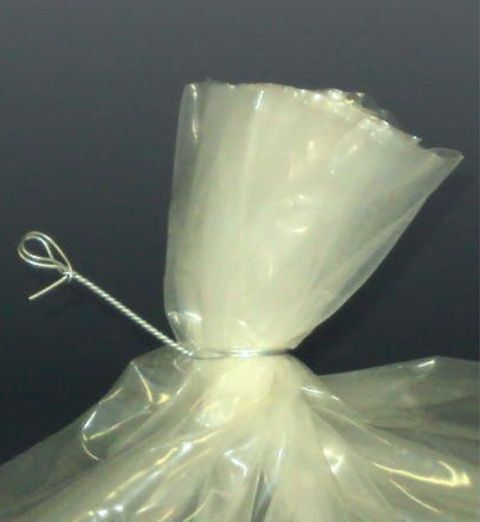 Galvanised-twisted-wire-tie-on-bag