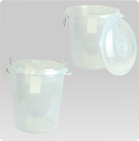 Storage-bin-lock-bin-with-clips-see-through-22l