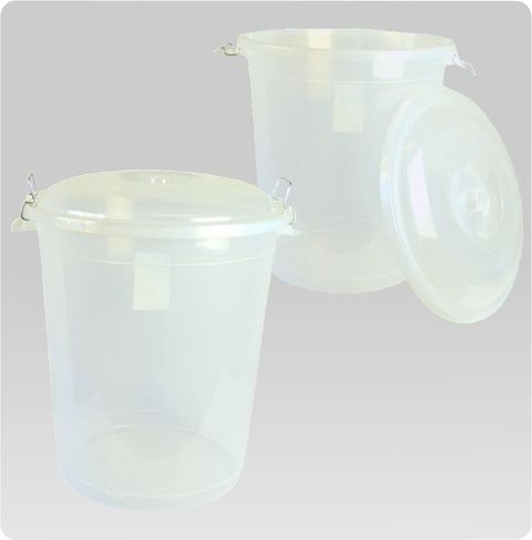 Storage-bin-lock-bin-with-clips-see-through-70l