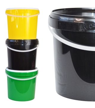 Fino-bucket-plastic-yellow-green-black-and-lid-plastic-white-black-10l