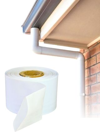 White-virgin-gutter-tubing-spaarwater-roll