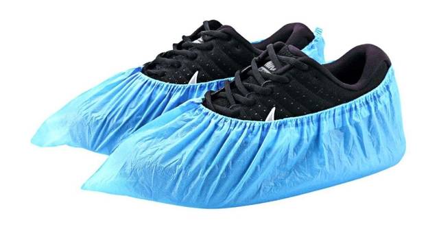 protective-wear-overshoes-disposable-blue-anti-slip-one-pair